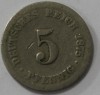 5 пфеннигов 1875г. Германия ,состояние VF - Мир монет