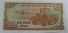 Банкнота 200 донгов 1987г. Вьетнам. Трактор, состояние UNC - Мир монет