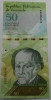 Банкнота  50  боливар 2011г. Венесуэла, Медведь, состояние UNC - Мир монет
