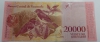  Банкнота 20.000 боливар 2017г. Венесуэла. Птицы,состояние UNC - Мир монет