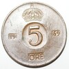 5 эре 1969. Швеция, состояние VF+. - Мир монет