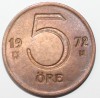 5 эре 1972. Швеция, состояние ХF. - Мир монет