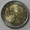  2 евро 2005г. Италия. 1-я годовщина  подписания Европейской конституции, из ролла. - Мир монет