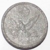 5 сенов 1945г. Япония. Хирохито(Сева), сплав олова с цинком, вес 2,гр,состояние VF - Мир монет