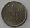 10 эре 1965г. Швеция, никель,  состояние VF - Мир монет