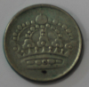 25 эре 1954г.  TS. Швеция, Густав VI, серебро 0,400,вес 2,32 грамма, состояние VF - Мир монет