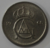 25 эре 1968г. Швеция, никель, состояние ХF - Мир монет