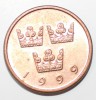 50 эре 1999г. Швеция,состояние XF-UNC - Мир монет