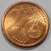 2 евроцента  2008г. Италия, состояние UNC - Мир монет