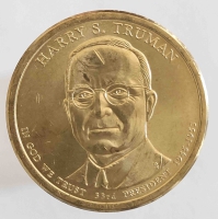 1 доллар 2015г. США.  Р . Гарри Трумен(1945-1953), 33-й президент, состояние UNC - Мир монет