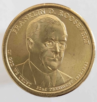 1 доллар 2014г. США.  Р . Франклин .Д. Рузвельт(1933-1945), 32-й президент, состояние UNC - Мир монет