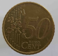50 евроцентов 2002г.Ирландия , состояние VF  - Мир монет