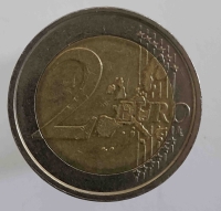 2 евро 2005г. Италия . регулярный чекан , состояние VF   - Мир монет