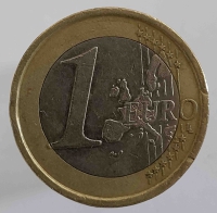 1 евро 2002г. Италия , состояние VF   - Мир монет