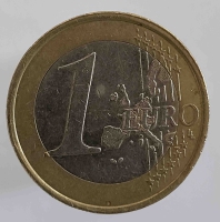1 евро 1999г. Франция.  состояние VF - Мир монет