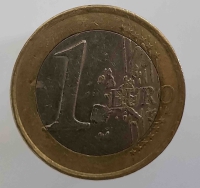 1 евро 2001г. Франция.  состояние VF - Мир монет