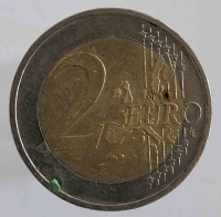 2 евро 2002.г. Германия. A, регулярный чекан. состояние VF - Мир монет