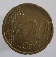 20 евроцентов  2002.г. Германия. G,  состояние VF - Мир монет