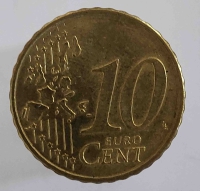 10 евроцентов  2002.г. Германия. D,  состояние VF - Мир монет