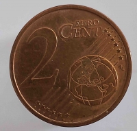 2 евроцента  2006.г. Германия. F,  состояние VF - Мир монет
