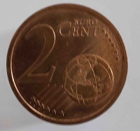 2 евроцента  2012.г. Германия. D,  состояние VF - Мир монет