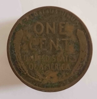1 цент 1923г. США, состояние VF - Мир монет