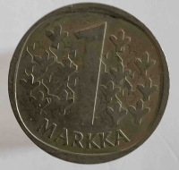 1 марка 1977г. Финляндия, состояние XF - Мир монет