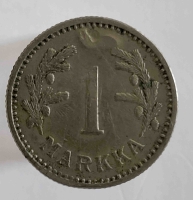 1 марка 1929г. Финляндия, состояние XF - Мир монет