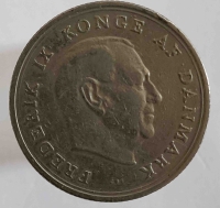 1 крона 1965г. Дания, состояние XF - Мир монет