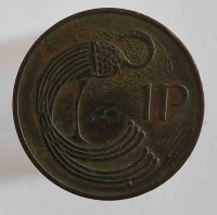 1 пенни 1988г. Ирландия, состояние XF - Мир монет