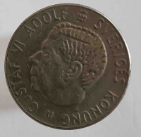 1 крона 1969г. Швеция, состояние XF - Мир монет