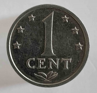 1 цент 1979г. Нидерландские Антильские острова, состояние AU - Мир монет
