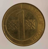 1 марка 1994г. Финляндия, состояние XF - Мир монет