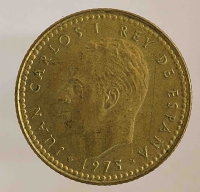 1 песета 1975г. Испания, состояние VF - Мир монет