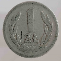 1 злотый 1949г.Польша, состояние VF - Мир монет