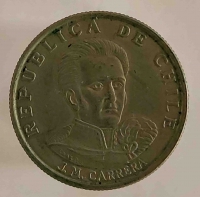 1 песо 1971г. Колумбия.Каррера. Герб , состояние XF - Мир монет