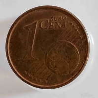 1 евроцент 1999 г. Испания, состояние  VF  - Мир монет