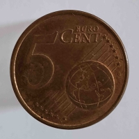 5 евроцентов  2008г. Кипр,  состояние VF - Мир монет