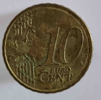 10 евроцентов   2015г. Австрия, состояние VF - Мир монет