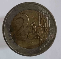 2 евро 2004г. Австрия, регулярный чекан . состояние VF  - Мир монет