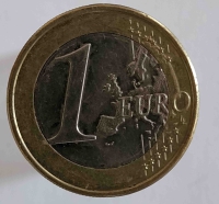 1 евро 2008г. Кипр,  состояние VF  - Мир монет