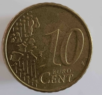 10 евроцентов 2002г.Ирландия , состояние VF  - Мир монет
