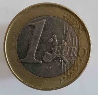 1 евро 1999г. Бельгия.  состояние VF  - Мир монет