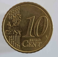 10 евроцентов  2008г. Австрия, состояние VF - Мир монет