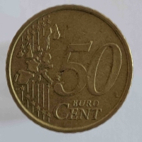 50 евроцентов 2002г.  Италия , состояние VF  - Мир монет