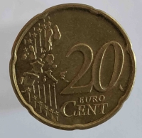 20 евроцентов 2002г. Греция , состояние VF  - Мир монет