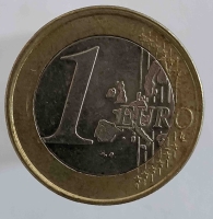 1 евро 2000г. Нидерланды, состояние VF  - Мир монет