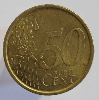 50 евроцентов 1999г. Испания , состояние VF  - Мир монет