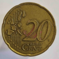 20 евроцентов 1999 г. Франция.  состояние VF - Мир монет