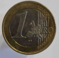 1 евро 2001 г. Франция.  состояние VF - Мир монет